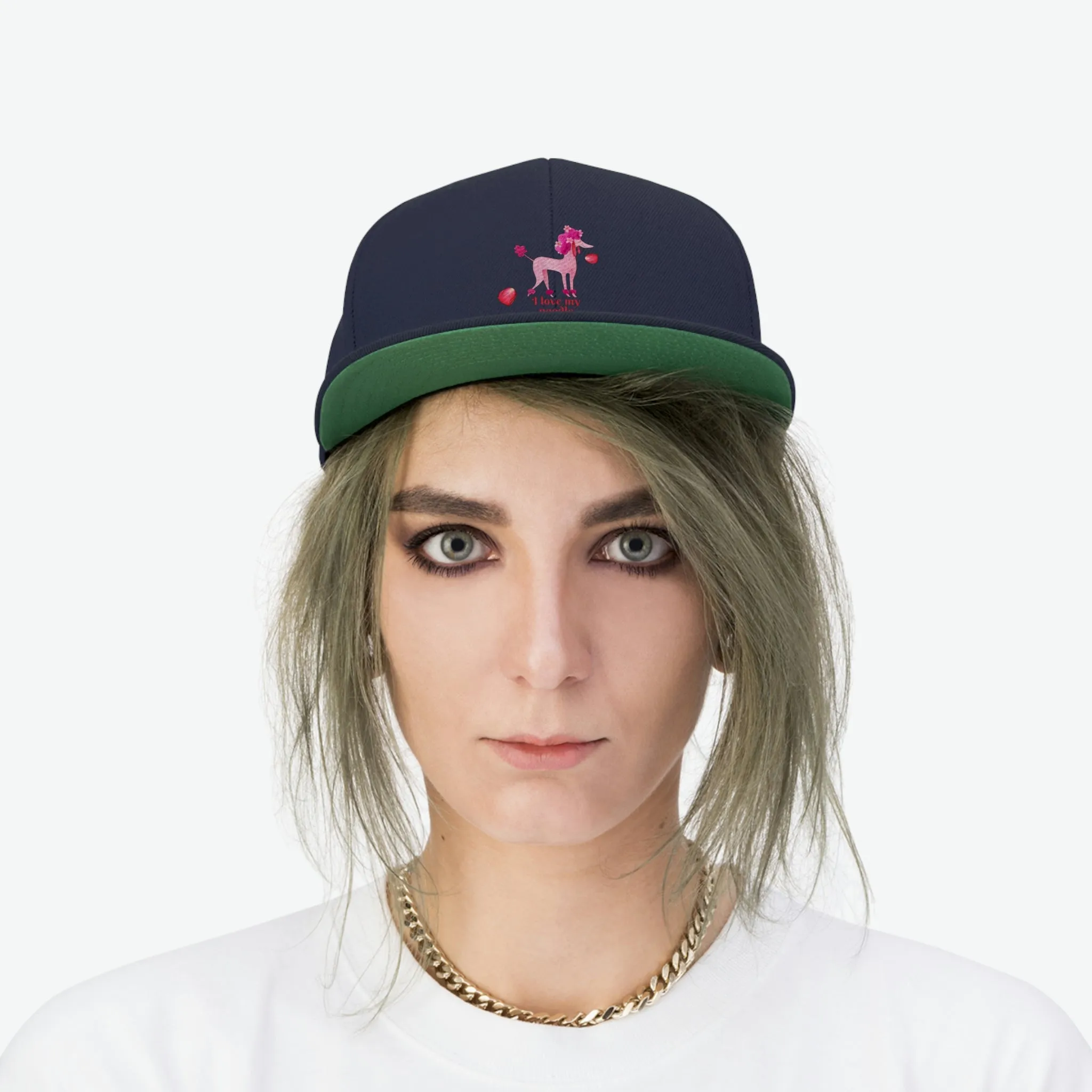 I love my Corgis Dog POD Unisex Flat Bill Hat