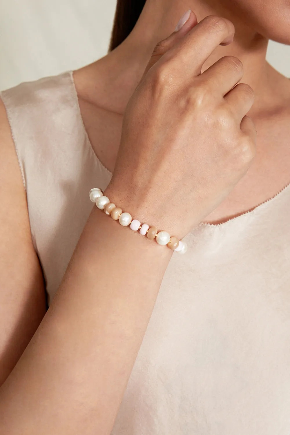 Somerset Bracelet Pink Opal Mix